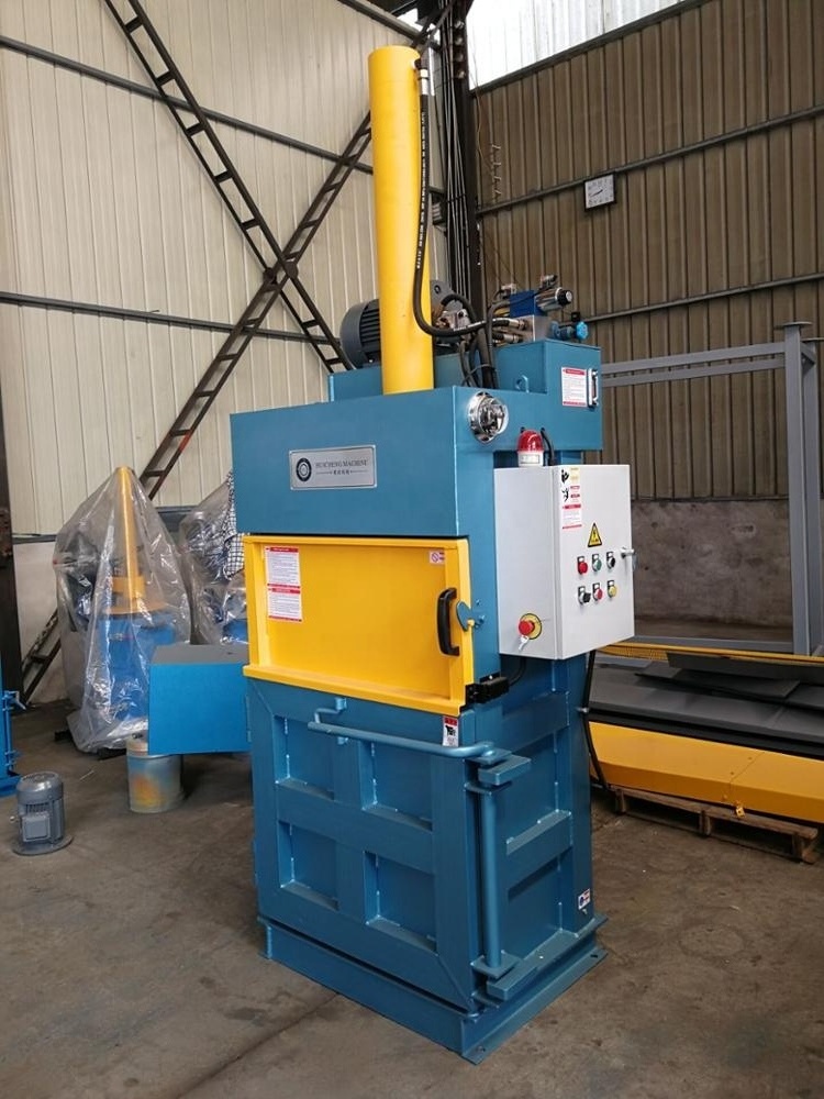 news paper scrap hydraulic pressing compactor machine