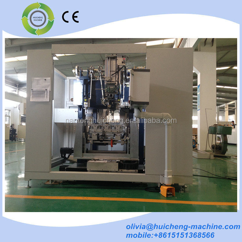 High Speed 5 Axis 3 heads CNC Drilling and Tufting Brush Making Machine/Broom Making Machine (2 drilling and 1 tufting)