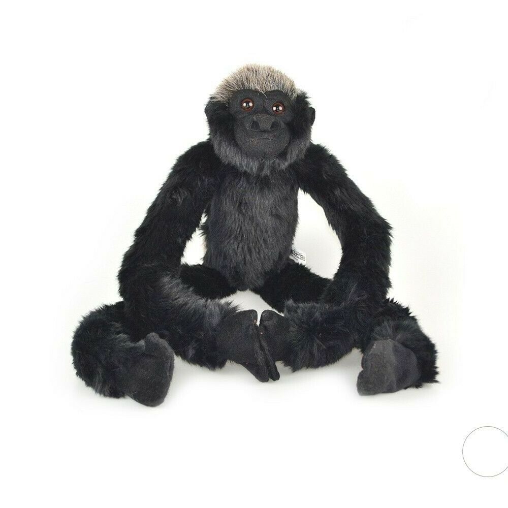 wholesale cheap CE EN71 custom logo red t-shirt black soft stuffed animal ape plush gorilla toy