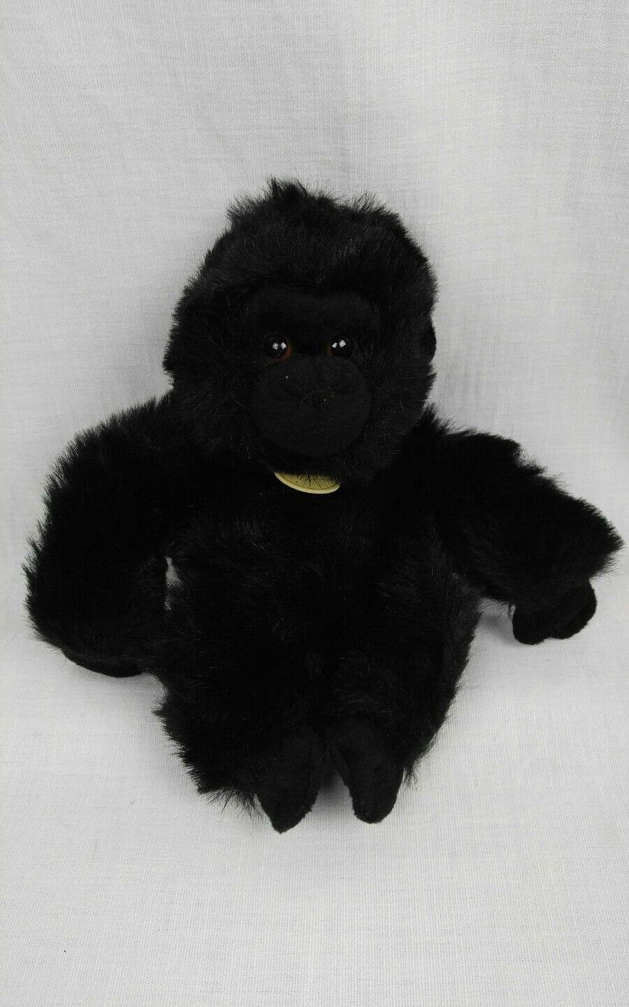 wholesale cheap CE EN71 custom logo red t-shirt black soft stuffed animal ape plush gorilla toy