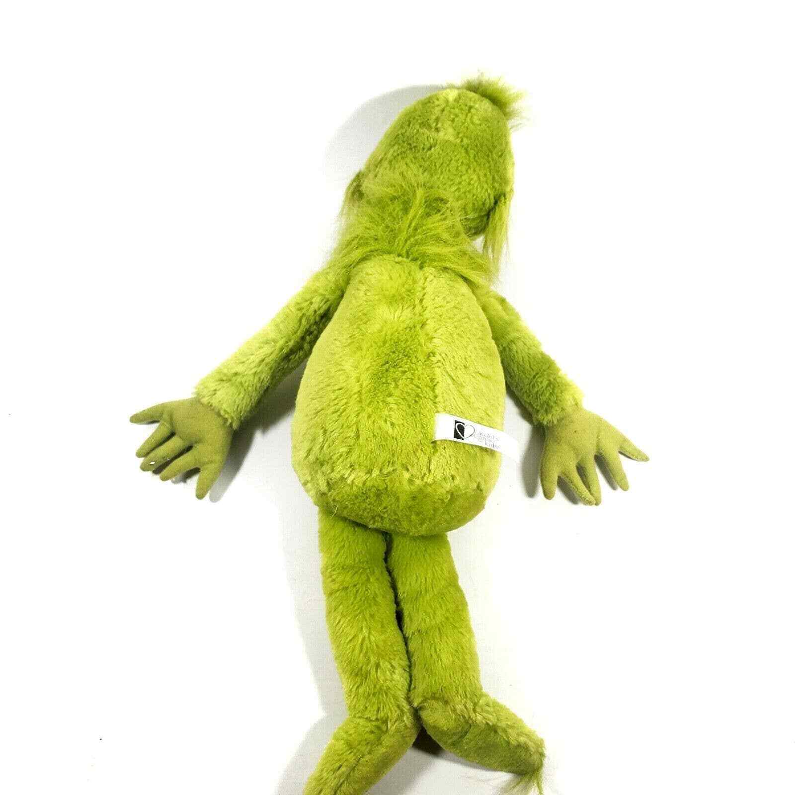 new custom green soft stuffed  grinch plush