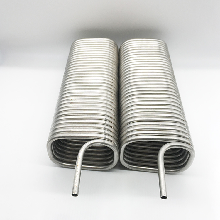 Mini Heat Exchanger 316 Stainless Steel Evaporator Coil Tube Cooling Water Chiller