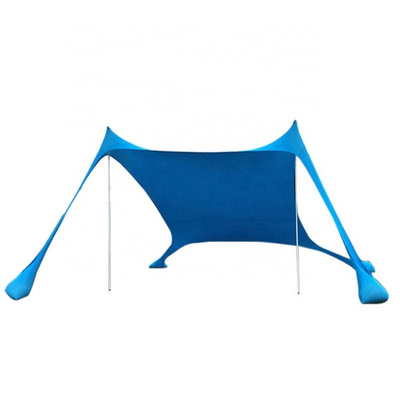 Sun Shelter Shade Canopy Pop Aluminum Poles Up Portable Outdoors Beach Tent Umbrella for Beach