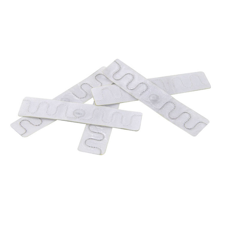 Wholesale Passive RFID UHF Fabric Woven UHF Ironing Washable Tag For Laundry Management