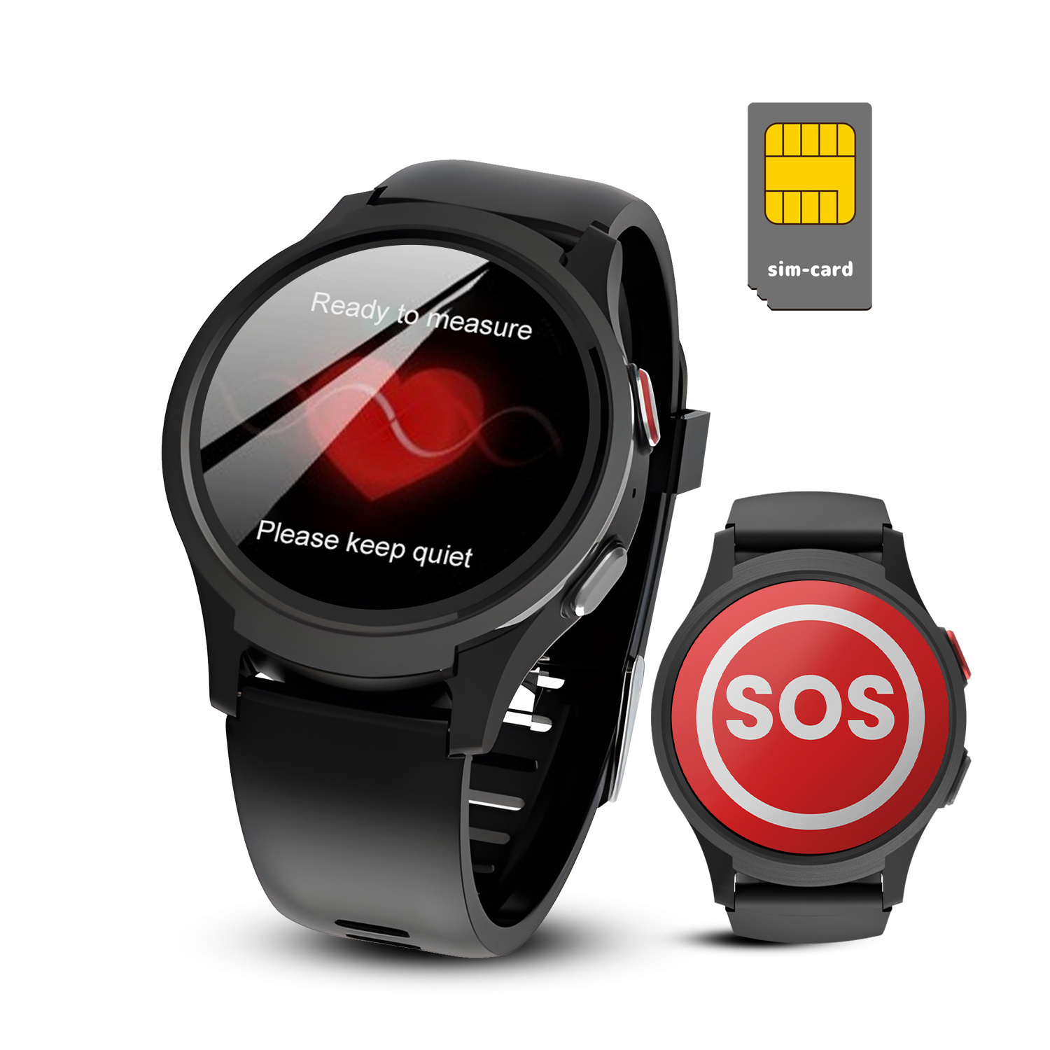 NL18 GPS Web Page Tracking Smartwatch Fall Detection Watches SOS Call Safe and Health Wifi BET 4G Elderly Smart Watch