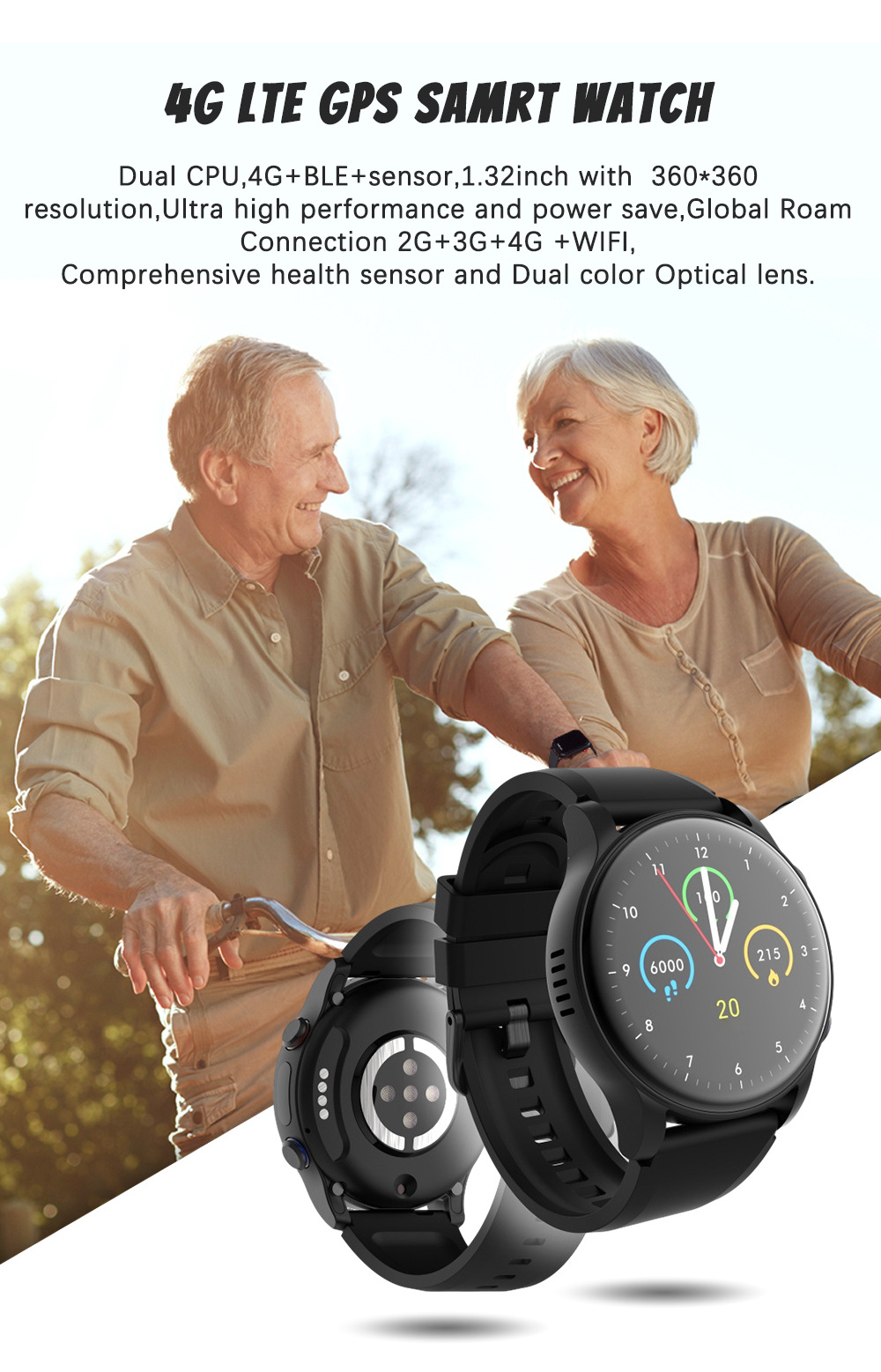 NL08S Elderly Smart Watch  Real Thermometer Accurate Heart Rate Health Smart watch BT Call Remote Music Ce Rohs Digital Watches