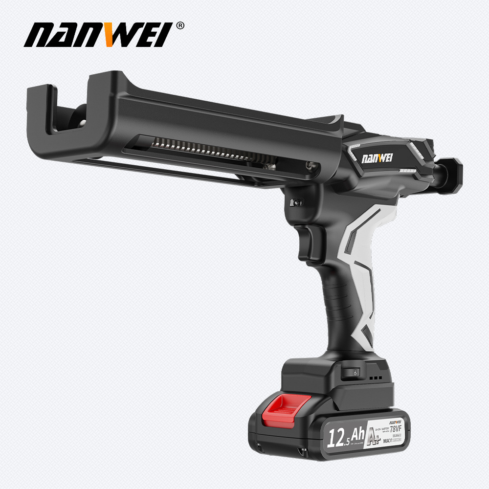 NANWEI Lithium battery electric beautiful sewing gun cordless caulking gun electric sealant caulking tool