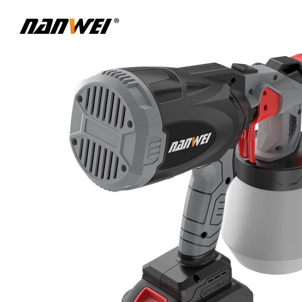 NANWEI Electric Spray Gun Paint Emulsion Paint Spray Gun Sprayer Household Lithium Electric Sprayer Disinfection spray Gun