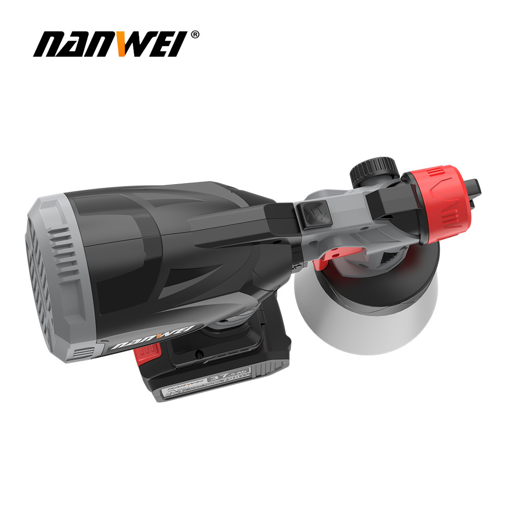 NANWEI Electric Spray Gun Paint Emulsion Paint Spray Gun Sprayer Household Lithium Electric Sprayer Disinfection spray Gun