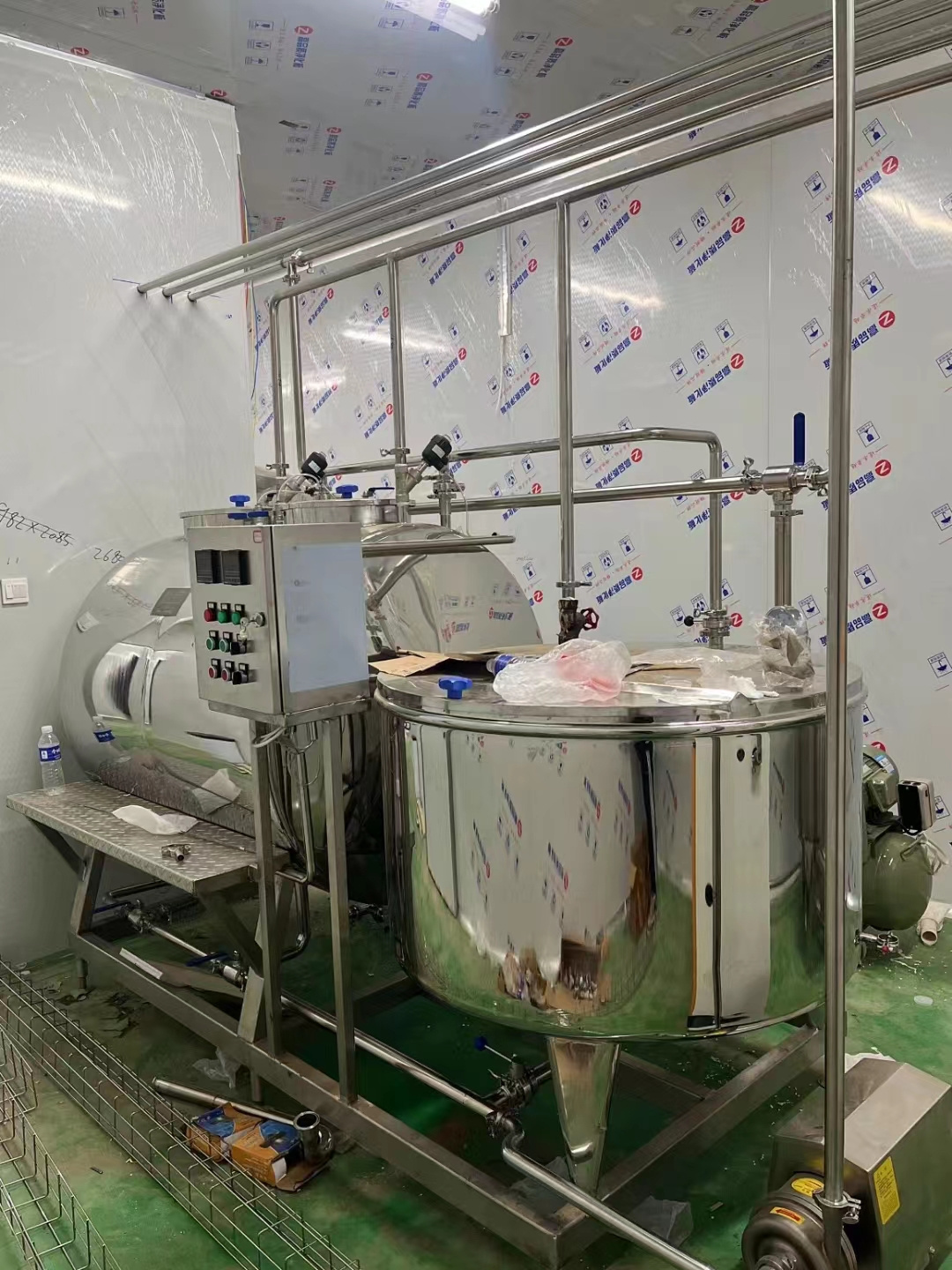 Factory direct sale 200-1000L yoghurt making machines/industrial yoghurt production line /yogurt process equipment plant