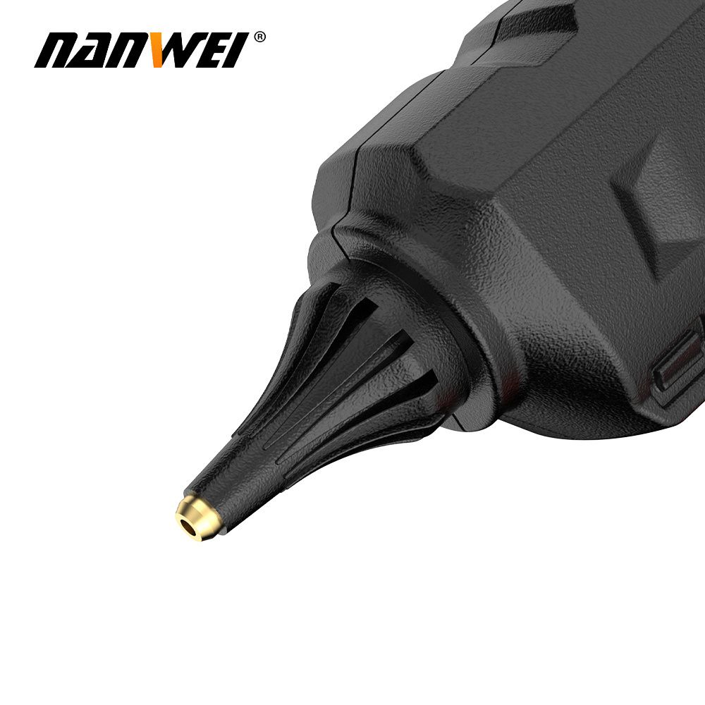 NANWEI Fast Preheating Lithium Electric Power Tools Hot Melt Glue Gun Cordless  Portable Hair Accessories Machine DIY