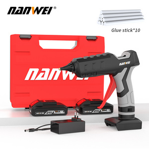 Nanwei 21V hot melt glue gun 2.0/4.0/6.0/7.52AH lithium battery charger glue gun stick