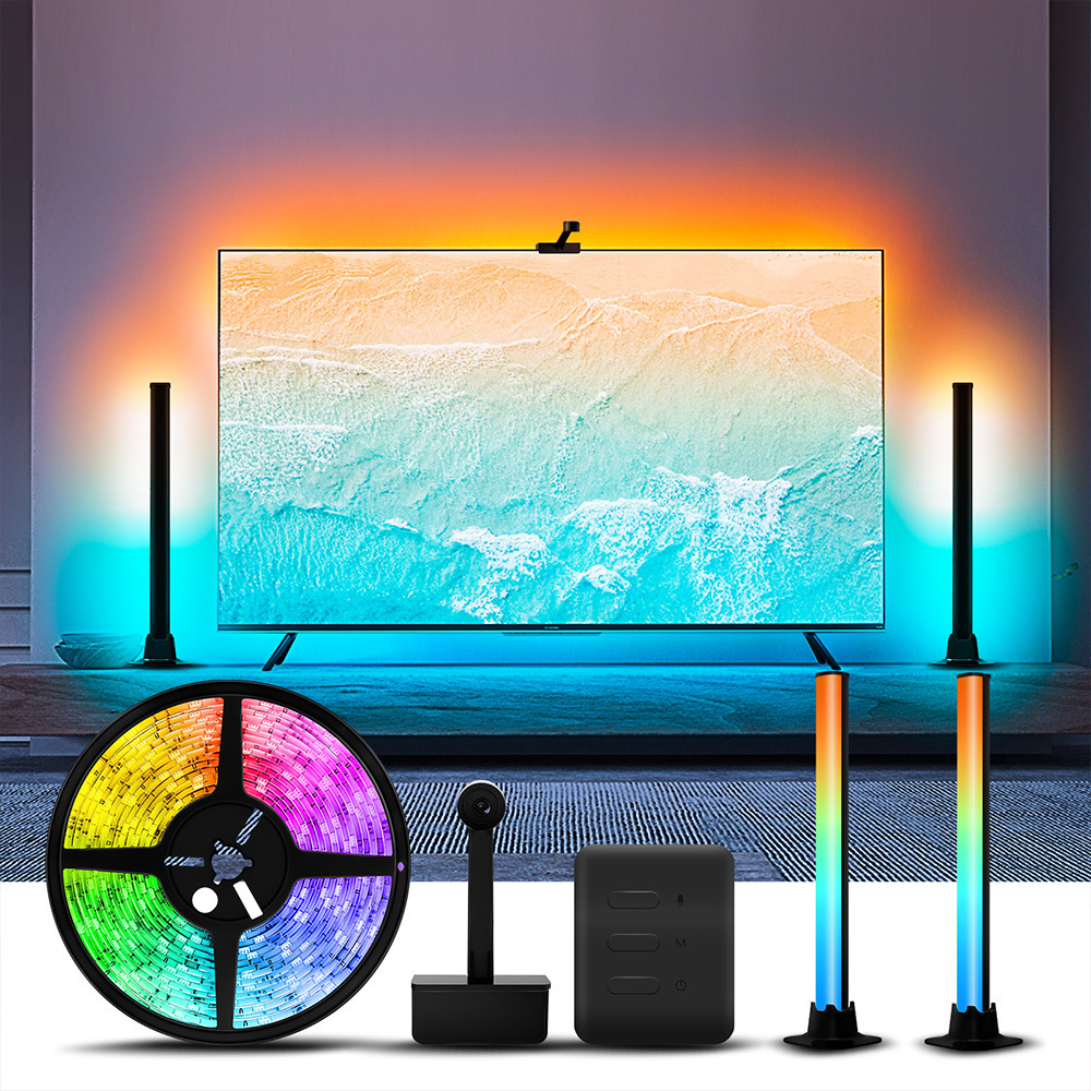 LED Smart TV Background Light Can Be Controlled By Alexa, Google Home, Yandex Alice Smart Voice-Activated Lights