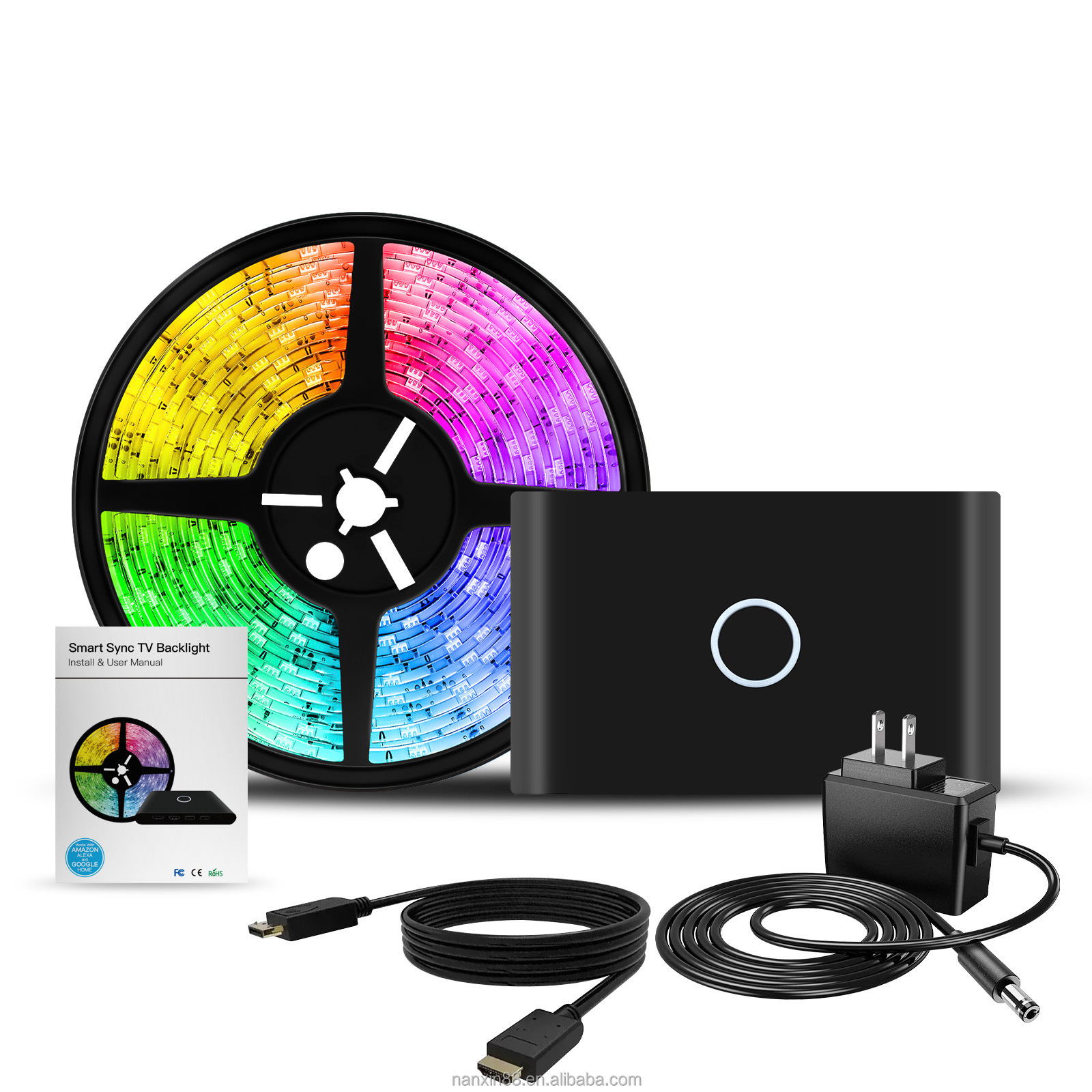 Hdmi Sync Box With Led Tv Backlight TV Ambient Light Behind TV Dreamy Color Kit Hdmi 2.0 Neo Fancy Sycn Box