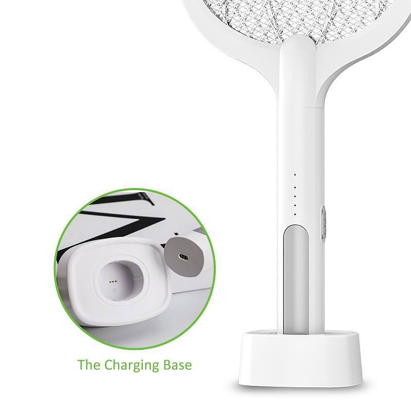 LED light USB electric fly swatter Anti Mosquito killer Racket pest control uv lamp for killing mosquitoes