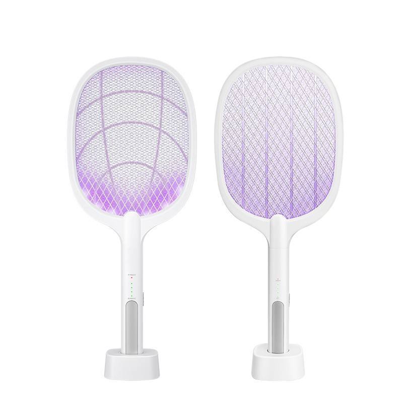 LED light USB electric fly swatter Anti Mosquito killer Racket pest control uv lamp for killing mosquitoes