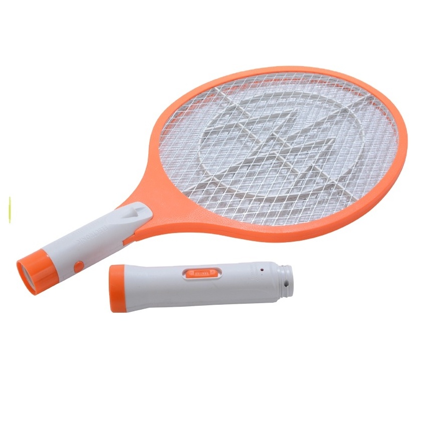 Electric Indoors Rechargeable Electrical Mosquito Racket Insect Killer Bug Zapper