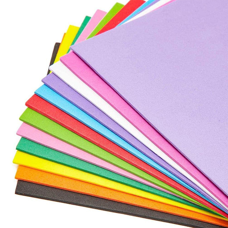 Custom Size A4 Thickness 2mm Foam Sheets Sponge Paper Foam Flower Craft EVA Material