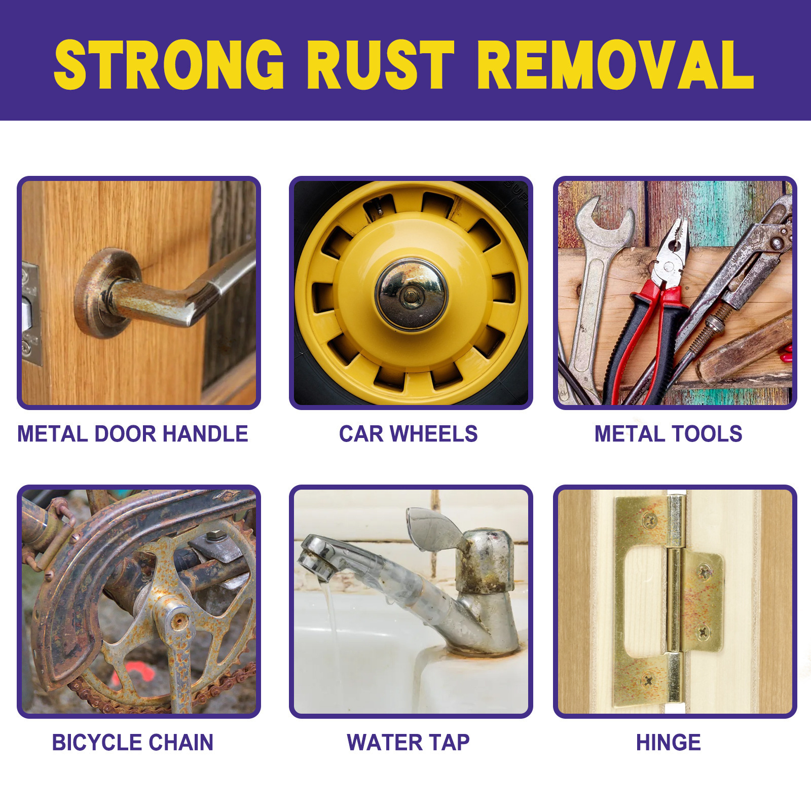 Private Label EELHOE Household Rust Remover Stainless Steel Rust  Removal Multifunctional Metal-rust Remover Spray