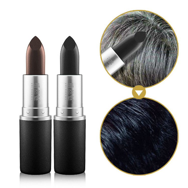 Custom Private Label Natural Long Lasting Root Touch Up Stick Waterproof High Pigment Hair Dye Stick