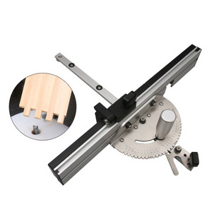 450mm Angle Miter Gauge Sawing Assembly Ruler Box Joint Jig Track Stop Limit Profile Fence Woodworking Tools Table Saw Router