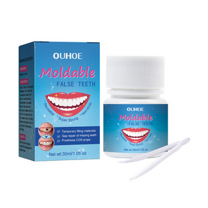 Hot sell forming false teeth teeth gaps adhesive temporary tooth repair kit false teeth diy glue denture