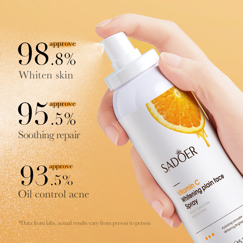 Hot sale moisturizing brightening yellowing shrinking pores improving dullness vitamin C whitening spray