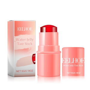 Private Label EELHOE Multi-use Flower Fragrance Vegan Moisturizing Eyeshadow Stick Jelly Lip Balm Cheek Tint Blush Blusher Stick