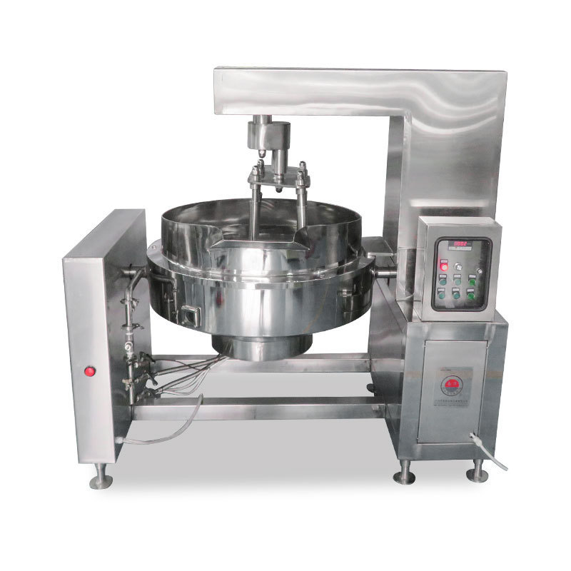 Customized gas heating multi-claws planetary jacketed kettle for nuts and Prefabricated dishes 500L vegetable fillings fryer