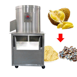 food grade durian processing machine Durian fruit stone extractor Fruit core separation equipment durian  puree make machine