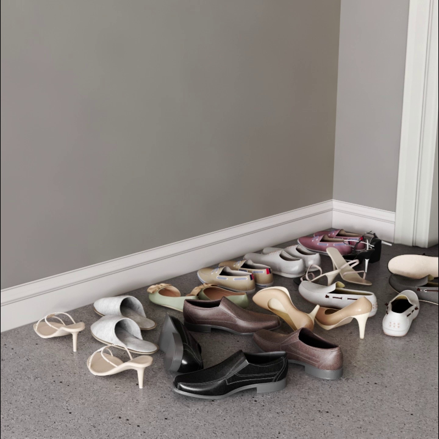 New design Melamine Shoe Cabinet High Quality Shoe Rack for Sale