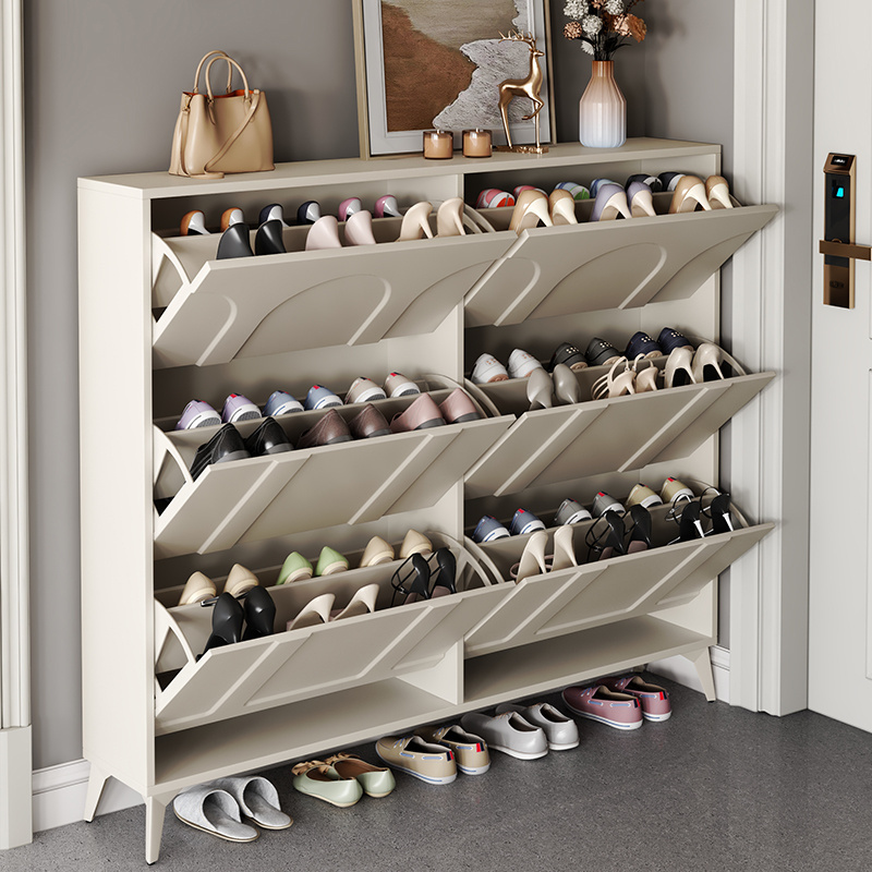 New design Melamine Shoe Cabinet High Quality Shoe Rack for Sale