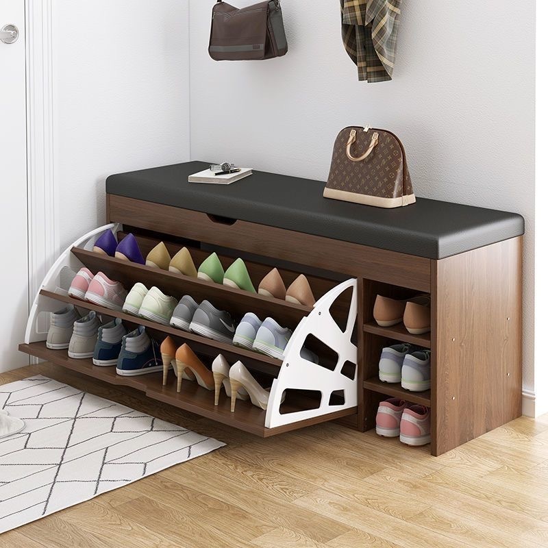 Shoe rack with seating bench discount