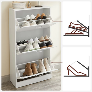 colourful large white ant box  slim  gray shoes storage cabinet  entryway melamine shoe cabinet