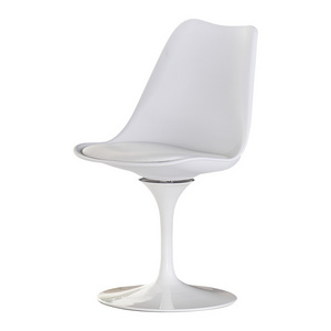 Modern New Design Plastic Swivel Chair White Modern Furniture Plastic Tulip Chairs Dining Chair