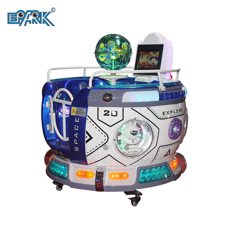 Amusement Park games Space Capsule MP5 Double Parent-child Kiddie ride rotating rides coin machine