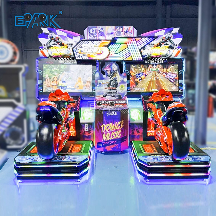 Coin Operated Games Card Payment System Moto Gp Simulator Arcade Racing Car Game Machine For Shopping Mall