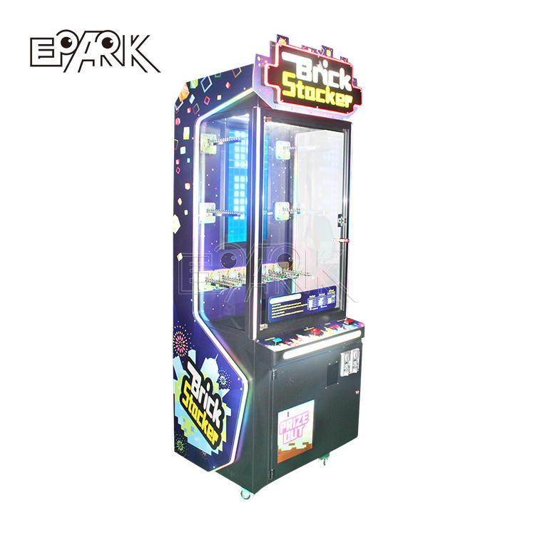 Hot Sale Pile Up Stacker Prize Game Machine Video Games Coin Operated Claw Arcade Machine