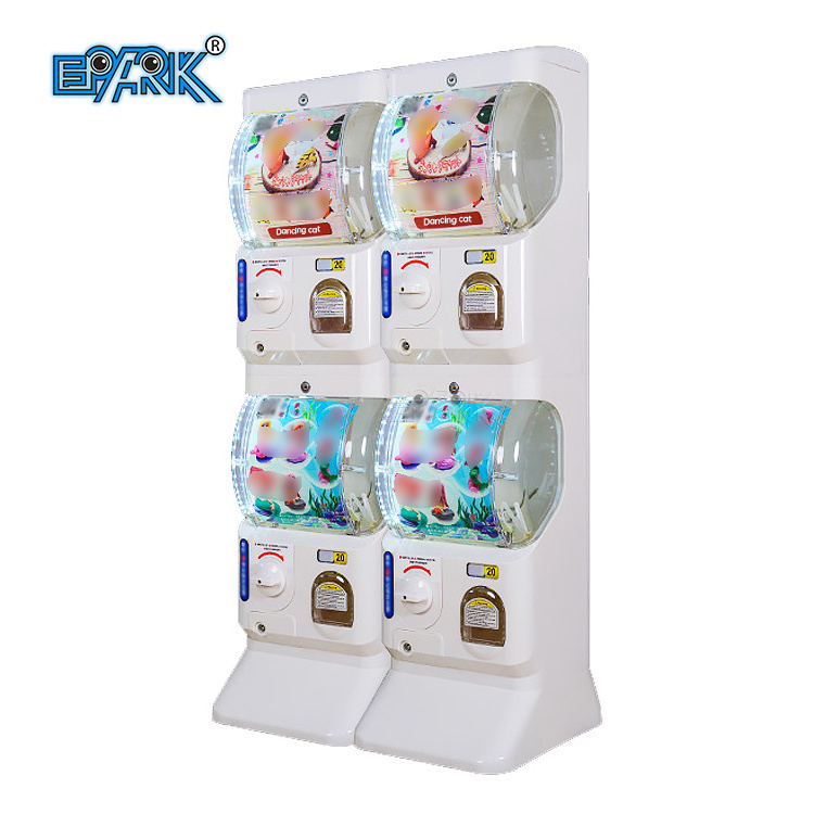 USA Hot Popular Capsule Gashapon Vending Machine Automatic Crystal Capsule Toy Vending Machine