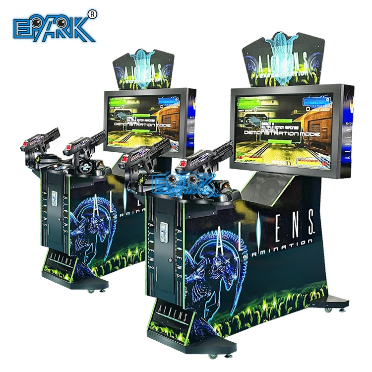 Coin Operated 42 Inch Lcd Aliens Shooting Simulator Arcade Game Machine