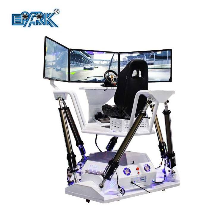 Factory price most attractive city VR 3 Screen car driving racing game simulator