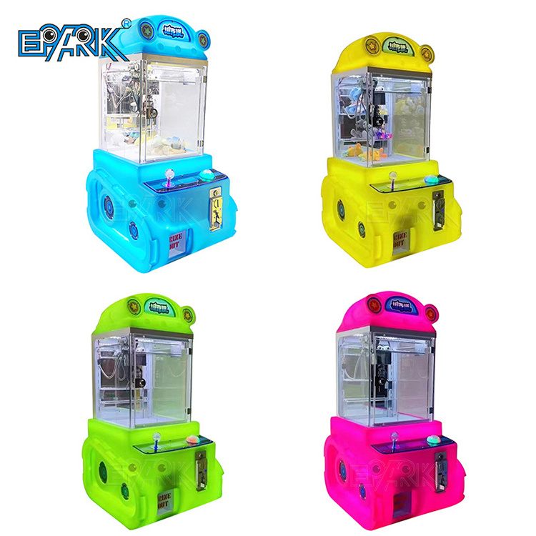 Amusement Park Mini Doll Crane Claw Machine Dollar Bill Acceptor Claw Machine