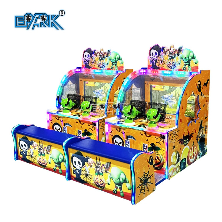 Earn Money Coin Operated Game Ball Shoot Arcade Game Indoor Kids Shoot Ball Game