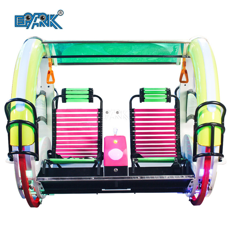 360 Degree Remote Control Rolling Car Outdoor Carnival Ride 360 Rolling Car Happy Swing Balance Moonwalk Car