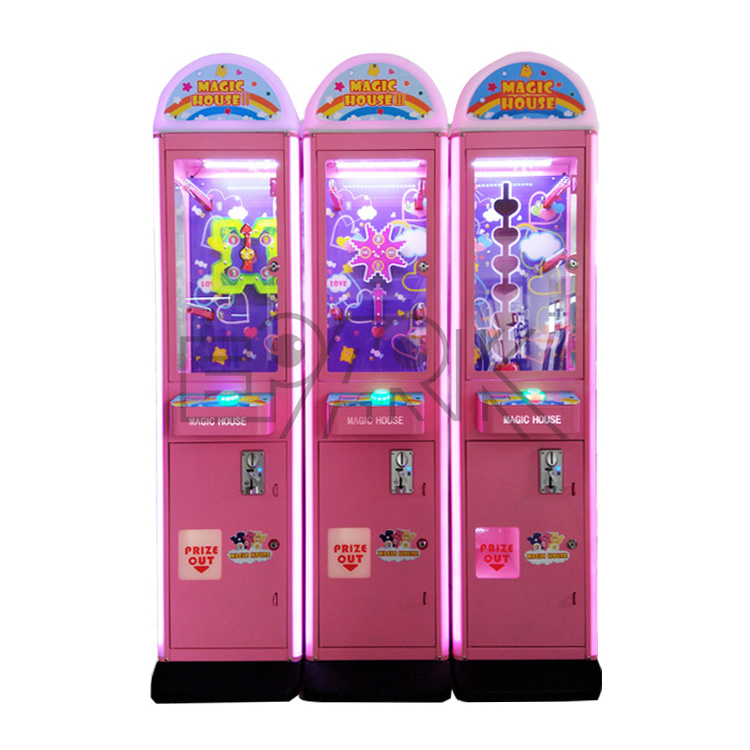 Fir Mall Vending Gift Mini Craw Toy Kits Hot Sale Large Size Luxury Claw Candy Crane Machine Kit