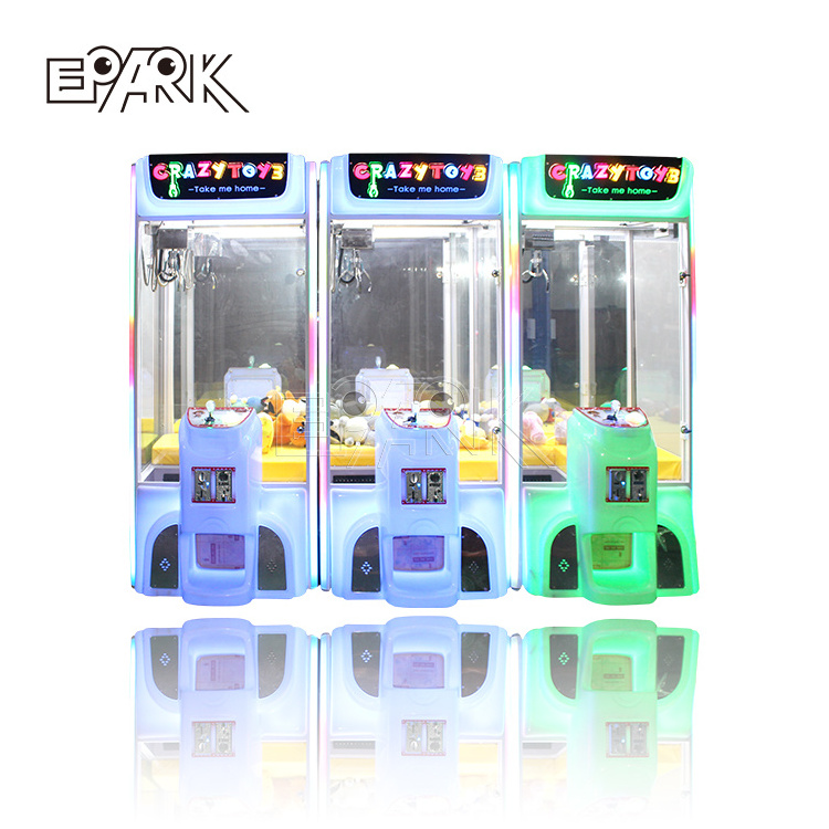 High Profit! Best Price Crazy Toy 3 Crane Claw Arcade Machine Coin Operated Kids Game Machine,crane Machine 1 Player >3 Years