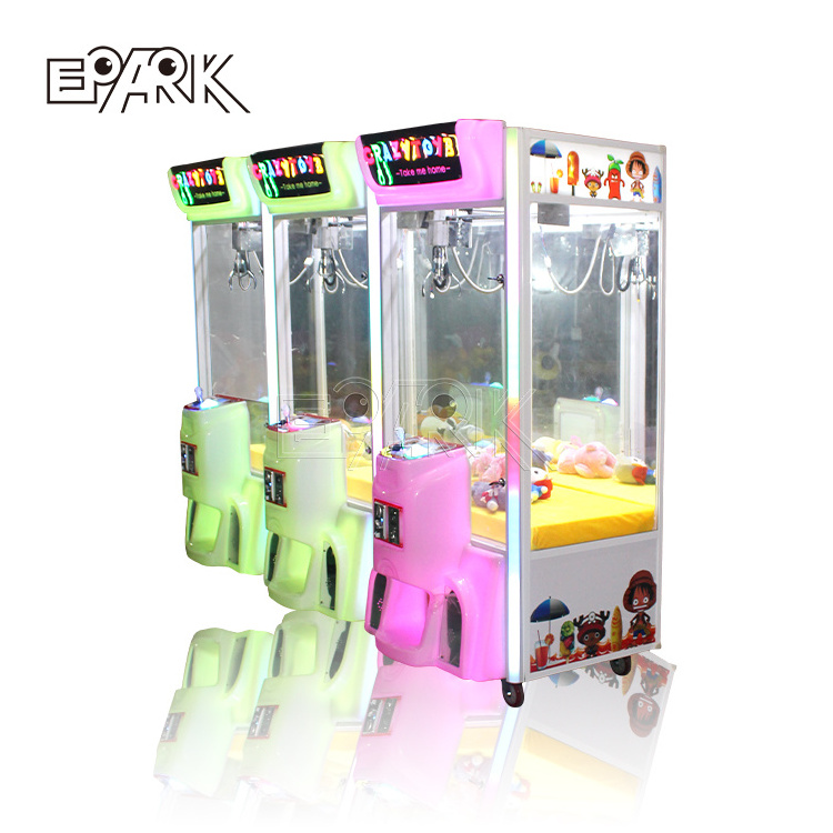 High Profit! Best Price Crazy Toy 3 Crane Claw Arcade Machine Coin Operated Kids Game Machine,crane Machine 1 Player >3 Years