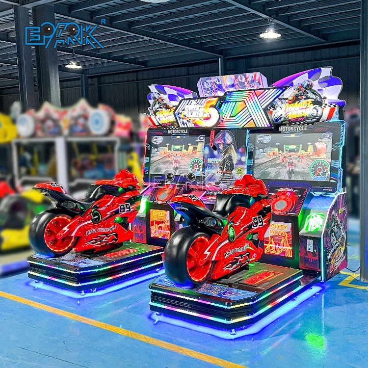 Coin Operated Games Card Payment System Moto Gp Simulator Arcade Racing Car Game Machine For Shopping Mall