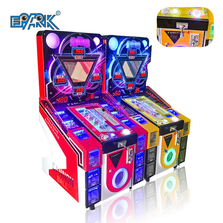 Coin Operated Games Cannon Ball Shooting Arcade Game Machine Pinball Machine For Kids And Adults