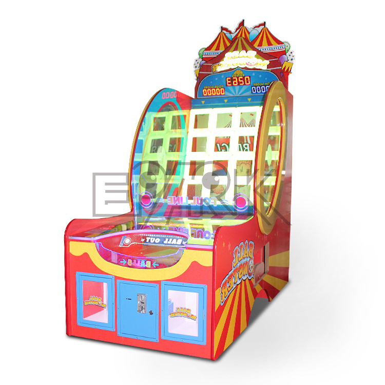 Coin Operated Arcade Redemption Game Throwing Balls Carnival Games Machine